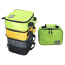 Electronics Accessories Travel Gear Organizer Case, Portable Universal External Batteries Hard Drives Cables Cosmetics Kit Bag Green