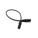 5-Pin Female to 3-Pin Male XLR Turnaround DMX Adapter Connector Cable Lead