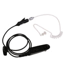 3.5mm Surveillance Security Earpiece with Transparent Acoustic Coil Tube For Two-Way Radios GP140, GP320, GP328, GP329, GP338, GP339, GP340, GP360, GP380, GP640, GP680, GP1280