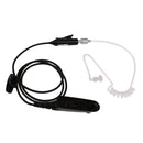3.5mm Surveillance Security Earpiece with Transparent Acoustic Coil Tube For Two-Way Radios GP140, GP320, GP328, GP329, GP338, GP339, GP340, GP360, GP380, GP640, GP680, GP1280