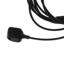 3.5mm Plug Telescopic Throat Mic Air Tube Covert Earpiece Headset Headphone with Mic for Cellphone Computers iPhone,Samsung, iPad and PS4