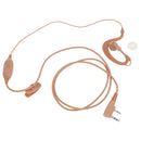 Two Way Radio Earpiece, 2Pin G Shape PTT Security Headset Earphone for Baofeng Kenwood WEIERWEI Walkie Talkie