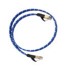 Ethernet Cable,CAT7 LAN Network Cable RJ45 High Speed Patch Cord Gold Plated Lead for Switch/Router/Modem/Patch Panel 1m