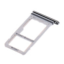 Dual SIM Card Tray & Micro SD Card Slot Holder Container Replacement For Galaxy S8 S8+ Plus Black
