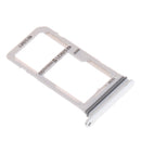 SIM Card +Micro SD Card Reader Holder Slot Tray Frame Repair Kit for Samsung Galaxy S8 S8+ S8 Plus Silver