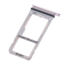 Dual SIM Card Tray & Micro SD Card Slot Holder Container Replacement For Galaxy S8 S8+ Plus Pink