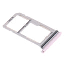 Dual SIM Card Tray & Micro SD Card Slot Holder Container Replacement For Galaxy S8 S8+ Plus Pink