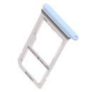 Dual SIM Card Tray & Micro SD Card Slot Holder Container Replacement For Galaxy S8 S8+ Plus Blue