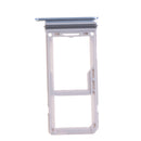 Dual SIM Card Tray & Micro SD Card Slot Holder Container Replacement For Galaxy S8 S8+ Plus Blue