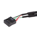 2XUSB 3.0+2XUSB2.0 Front Panel Floppy Disk Bay 20 Pin Hub Bracket Cable