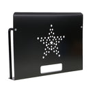 Wall Mount Set-top Box Bracket Shelf Support Router Holder Organizer Black