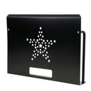 Wall Mount Set-top Box Bracket Shelf Support Router Holder Organizer Black