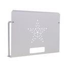 Wall Mount Set-top Box Bracket Shelf Support Router Holder Organizer Silver