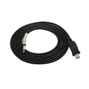 USB Guitar Cable, USB Male to 6.35mm 1/4" Mono Male Electric Guitar Cable Studio Audio Wire Connector Cords Adapter for Instruments Recording Singing- 3m/10ft