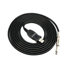 USB Guitar Cable, USB Male to 6.35mm 1/4" Mono Male Electric Guitar Cable Studio Audio Wire Connector Cords Adapter for Instruments Recording Singing- 3m/10ft