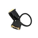 NEW 24+1 Pins DVI-D Male to DVI-D Female Cable Digital Video Cord Lead for Monitor PC Video Adapter 30cm