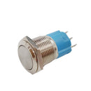 Waterproof 16mm Mini Nickel Plated Brass Starter Switch Self-locking Latching Push Button Switch multi use