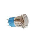 Waterproof 16mm Mini Nickel Plated Brass Starter Switch Self-locking Latching Push Button Switch multi use