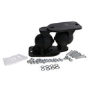 2Pieces Surround Adjustable Satellite Speaker Wall Mount Stand Bracket Black