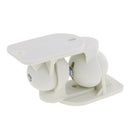 2Pieces Surround Adjustable Satellite Speaker Wall Mount Stand Bracket White