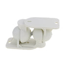 2Pieces Surround Adjustable Satellite Speaker Wall Mount Stand Bracket White