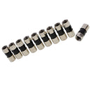 10 Pieces F Type Compression Snap Seal Plug Connector Sky Satellite TV Cable