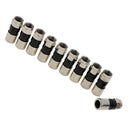 10 Pieces F Type Compression Snap Seal Plug Connector Sky Satellite TV Cable