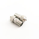 10 Pieces 9.5mm RF Female TV Signal Aerial Cable Adaptor Coaxial Connector Plug