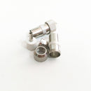 10 Pieces 9.5mm RF Female TV Signal Aerial Cable Adaptor Coaxial Connector Plug