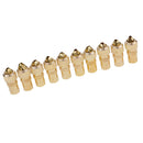 10 Pieces TV Aerial Female Connectors Coaxial RF Cable Plug Grip End Adapter Coupler