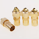 10 Pieces TV Aerial Female Connectors Coaxial RF Cable Plug Grip End Adapter Coupler