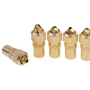 10 Pieces TV Aerial Female Connectors Coaxial RF Cable Plug Grip End Adapter Coupler