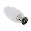 10 Pieces RF Male Connector Coaxial Adapter for RG6 Cable TV Antenna Signal