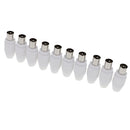 10 Pieces RF Male Connector Coaxial Adapter for RG6 Cable TV Antenna Signal