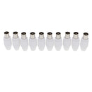 10 Pieces RF Male Connector Coaxial Adapter for RG6 Cable TV Antenna Signal