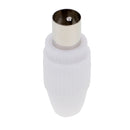 10 Pieces RF Male Connector Coaxial Adapter for RG6 Cable TV Antenna Signal