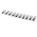 10 Pieces Right Angle RF Male Connector Plug For RG6 Coaxial Cable TV Aerial Signal