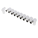 10 Pieces Right Angle RF Male Connector Plug For RG6 Coaxial Cable TV Aerial Signal