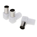 10 Pieces Right Angle 90 Degree RF Coaxial Coax TV Aerial Female Connector Plug