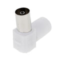 10 Pieces Right Angle 90 Degree RF Coaxial Coax TV Aerial Female Connector Plug