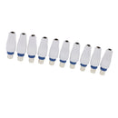 10 Pieces RF Coaxial TV Aerial Male Connector Antenna Plug Digital Coax Adaptor