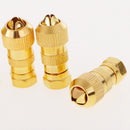 5Pieces F Male Plug Connector Assembly Type for RG6 RG59 TV Antenna Coax Cable