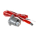 3 in 1 out All metal Multi-Color Extruder Hotend 0.4mm Nozzle with Wire for 3D Printer Repair Part