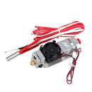 3 in 1 out Hotend Extruder, Metal Remote 0.4/1.75mm Nozzle with Wire Extrusion Head Repair Part for 3D Printer