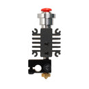 3D Printer Integrated Heat Bed V6 Extruder Head Kit + Remote Feed Nozzle + 12V Cooling Fan