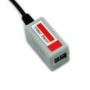 Easy Installation CCTV BNC Video Balun Transceiver Cable 100x100x10mm Black