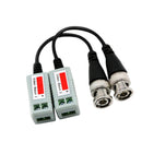 Easy Installation CCTV BNC Video Balun Transceiver Cable 100x100x10mm Black
