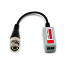 Easy Installation CCTV BNC Video Balun Transceiver Cable 100x100x10mm Black