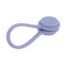 3Pack Earphone Cable Winders,Silicone Rubber Magnetic Corder Winders Wrap, String Cable Ties for Management of Headset Cables,Bookmarks,Keychain A