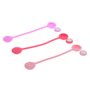 3Pack Earphone Cable Winders,Silicone Rubber Magnetic Corder Winders Wrap, String Cable Ties for Management of Headset Cables,Bookmarks,Keychain B